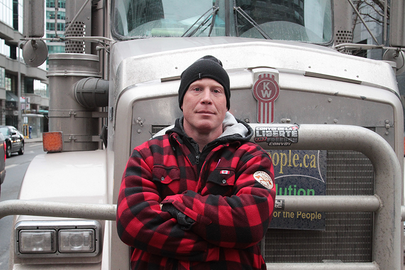 Freedom Convoy : Truckers Protest : Ottawa, Canada : Richard Moore : Photographer : Photojournalist